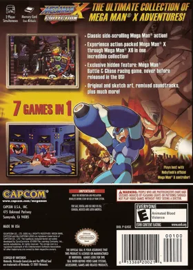 Mega Man X Collection box cover back